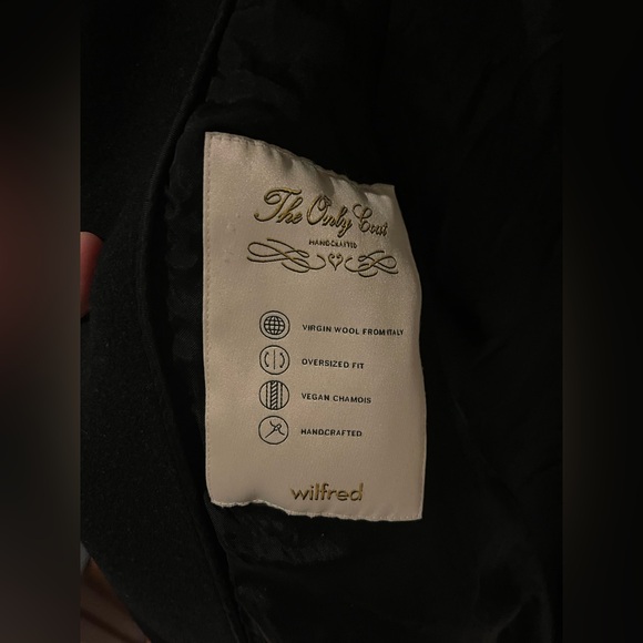 Wilfred the only coat black womans size small/ medium - Picture 8 of 10